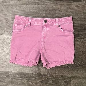 Pink jean shorts girls